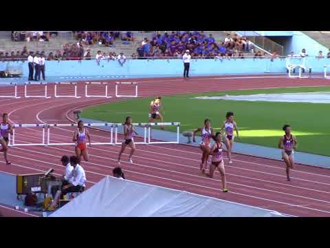 2018日本インカレ陸上 女子400mH準決勝1～2