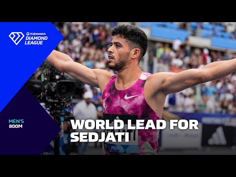 Sedjati wins photo finish in the 800m in Paris - Wanda Diamond League 2024