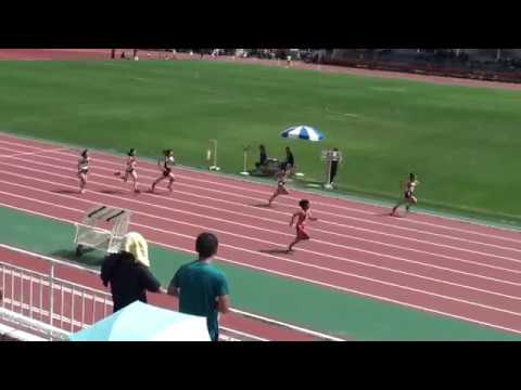 2017 茨城県高校新人陸上 県南地区女子200m予選4組
