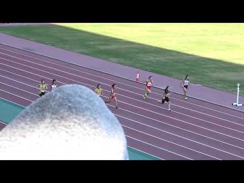 2019 第1回県記録会 中学女子100mタイムレース13組