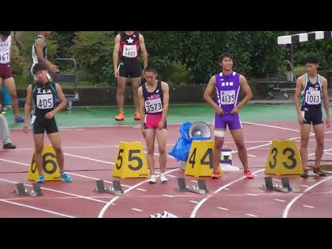 2017京都ジュニア陸上　男子100m準決勝1～3組
