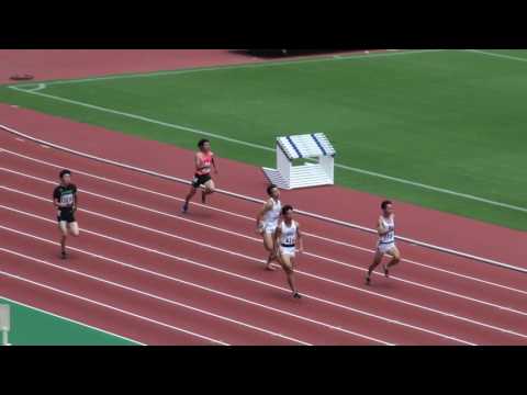 2017年 愛知県陸上選手権 男子200m予選2組