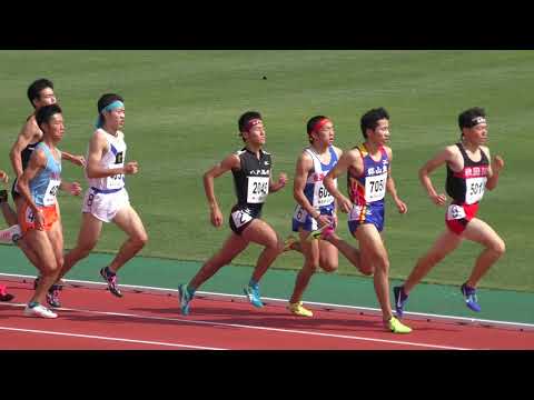 2017 東北高校新人陸上 男子 800m 予選1組