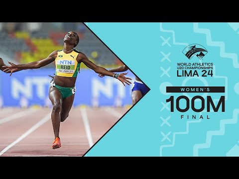 Jamaica&#039;s Alana Reid 🇯🇲 powers to 100m world U20 title | World Athletics U20 Championships Lima 24