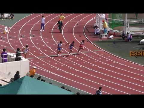 H31　六大学　男子100m　OP1組　長田拓也　永田駿斗