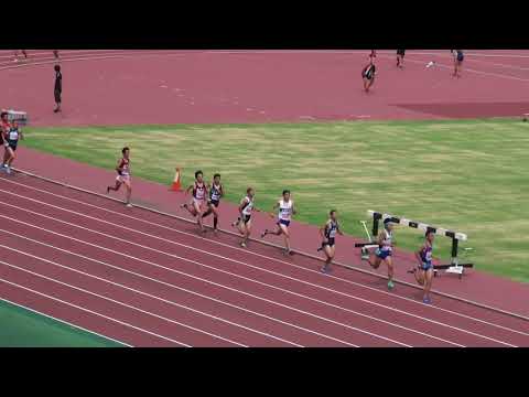 2018 茨城県高校個人選手権 男子1500mタイムレース1組