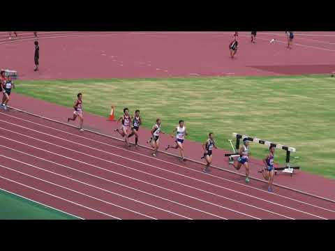 2018 茨城県高校個人選手権 男子1500mタイムレース1組