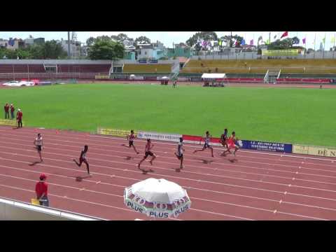 100m men heat 4 - Asian Junior 2016