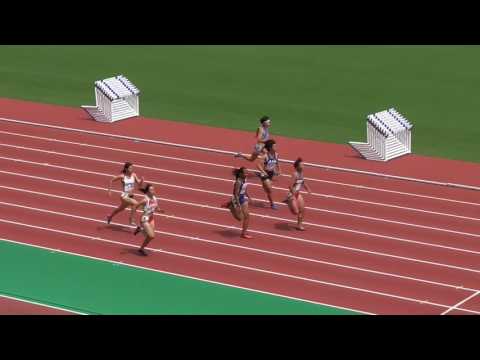 第59回東海陸上競技選手権大会　女子100m　予選第5組　2016/8/28
