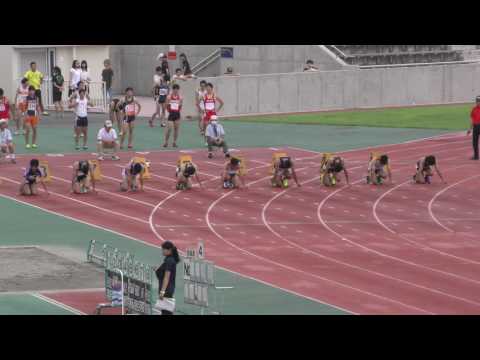 20160702群馬県選手権男子100m予選2組