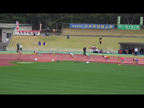 20180318105122県記録会一高女200ｍ5組島田 沙絵 JMS-United AC