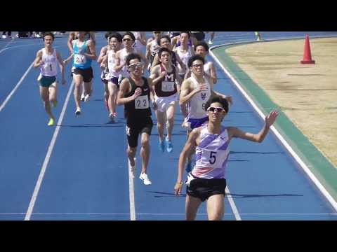 日体大記録会 男子1500m16組 2019.4.20