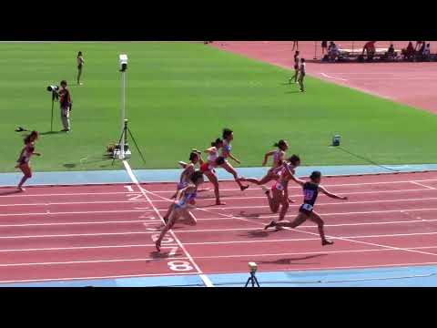 2018日本インカレ陸上 女子100mH準決勝1～3