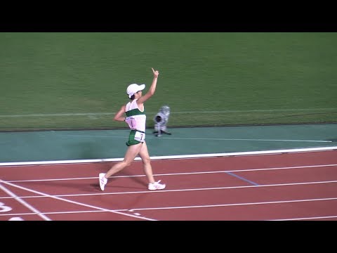 女子5000m競歩決勝 ゴールシーンのみ★沖縄インターハイ陸上2019