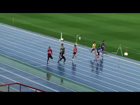 2018 水戸陸上記録会 高校・一般男子100m7組