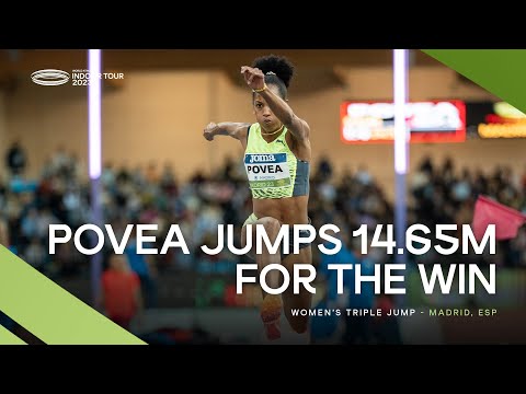 Povea 🇨🇺 reigns the triple jump once again 🙌 | World Indoor Tour 2023