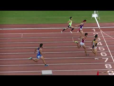 20191026北九州陸上カーニバル 高校男子100mB決勝