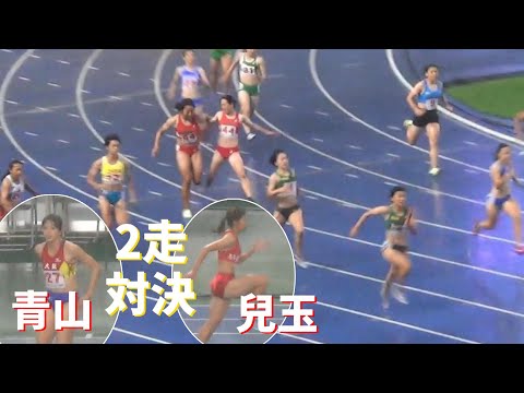 準決勝 女子リレー 4x100m 栃木国体陸上2022