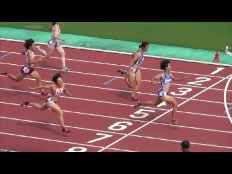関東陸上競技選手権2017 女子200m決勝