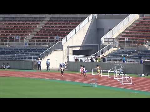 女子400mハードル予選2組3着＋2　～愛媛県高校陸上新人大会2017中予地区予選～