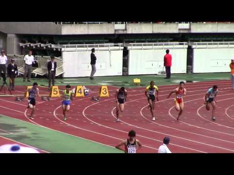 2015 東海高校総体 男子100m 準決勝2