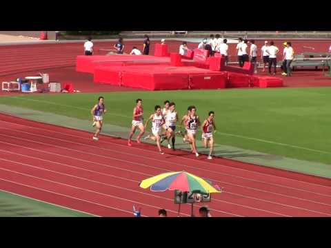 2016 西日本学生陸上 男子800m準決勝1