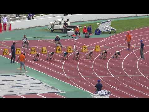 H30　千葉県高校総体　女子100m　予選9組