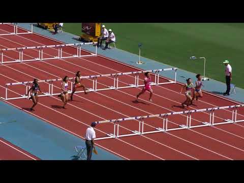 H30　日本インカレ　女子100mH　予選3組