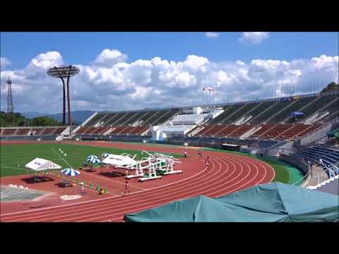 男子4×400mリレー予選1組、1着：松山西中等高’3分30秒50’～愛媛県高校陸上新人大会2017中予地区予選～