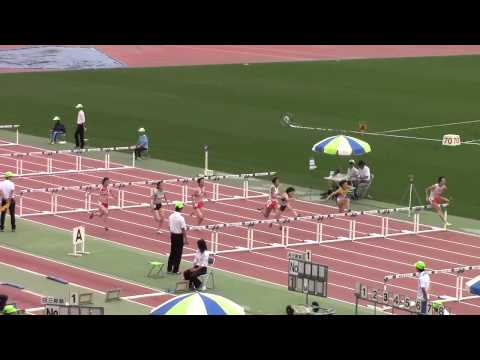 2015日本学生個人陸上　女子100mH予選5