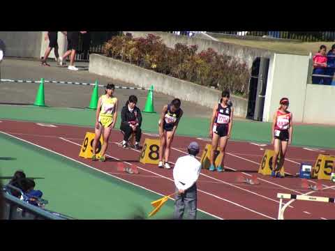 2017 茨城県中学新人陸上 女子100mH決勝