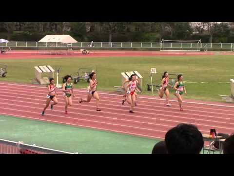2016東海学生春季 女子100m予選 3