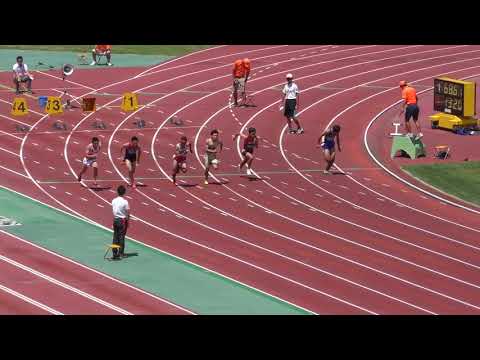 H30　千葉県中学通信陸上　3年男子100m　B決勝
