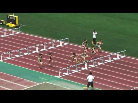 H29　千葉県　中学通信陸上　女子100mH　B決勝