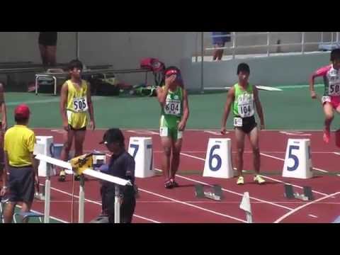 2016近畿中学総体陸上　2年男子100m決勝