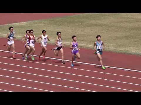 第66回大阪学生陸上競技対校選手権大会　男子 800m予選1組
