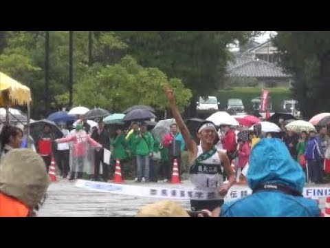 群馬県高校駅伝2017 男子ゴール