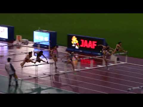 2017 U20陸上 女子100mH 決勝A,B