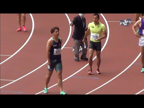 白石黄良々が出場 予選 男子100m 東京選手権陸上2023
