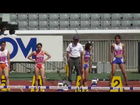 【頑張れ中大】 関東ｲﾝｶﾚ 女子1部七種100mH2組 山田夏葵 2017.5.25