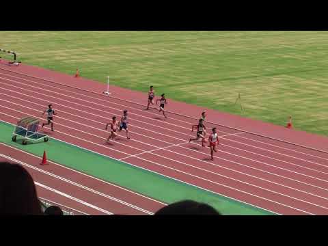 2018 茨城県高校個人選手権 男子100m予選1組