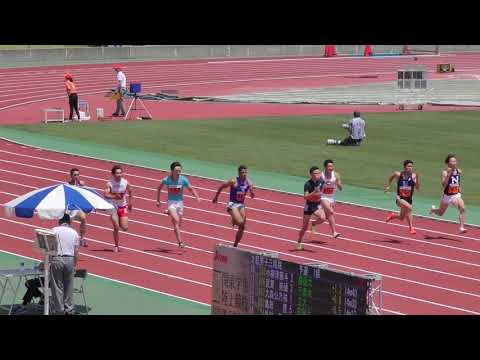 2019 関東インカレ陸上 男子1部 100m 準決勝2組