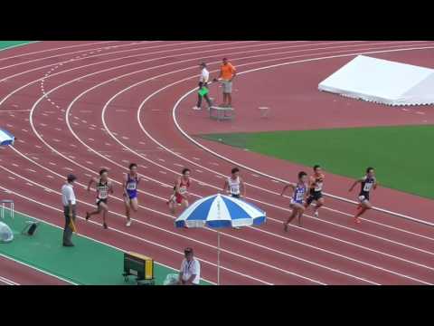 第51回全国高等専門学校体育大会陸上競技　男子100m　予選第2組　2016/8/25