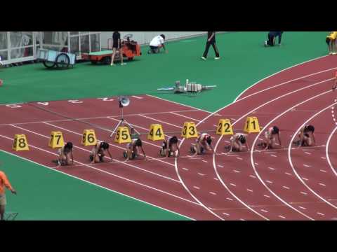 2017年 愛知県陸上選手権 女子100m予選5組