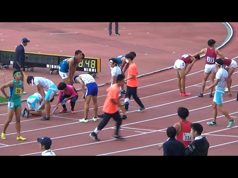 TR3～5 男子リレー 4x400m エコパトラックゲームズ陸上2023