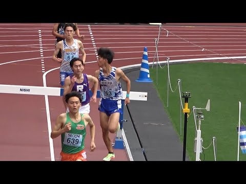 関東インカレ3000mSC 予選3組(男子2部) 2022.5.21