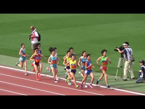 日本学生陸上個人 女子5000m タイムレース2組 2016/06/11