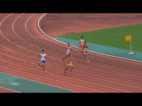 2018全国高校総体陸上南九州大会（沖縄）男子200m予選1組