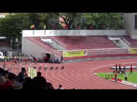 100m men heat 2 - Asian Junior 2016