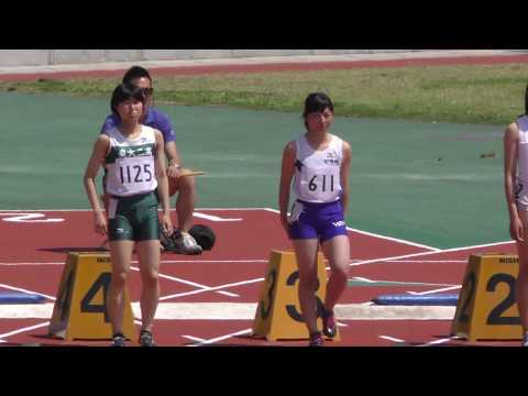 20170519群馬県高校総体陸上女子100m予選5組
